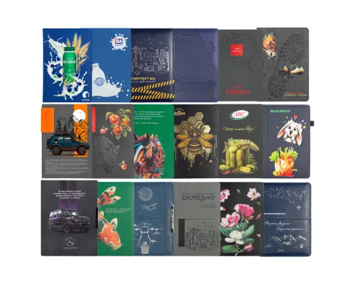 Сет ежедневников демонстрационный Print Sample №2 на 2026 на 18 ежедневников