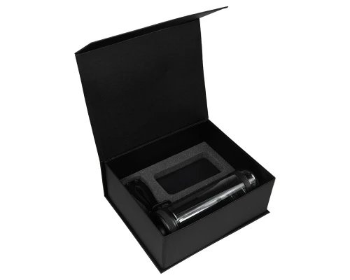 Набор подарочный Solution Prestige Trio (внешний аккумулятор, мультитул, бутылка для воды), черный