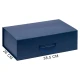 Подарочная коробка, размер 39*26,3*11 см, Solution Prestige Big Case Fabrique с магнитным клапаном и ручкой , темно-синяя