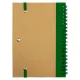 Блокнот B6 Easy Way, на пружине, в твердой обложке, c ручкой, зеленый