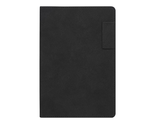 Ежедневник Flexy Tenero Suede A5, черный, недатированный, в гибкой обложке с петлей для ручки Ежедневник Flexy Tenero Suede A5, черный, недатированный, в гибкой обложке с петлей для ручки