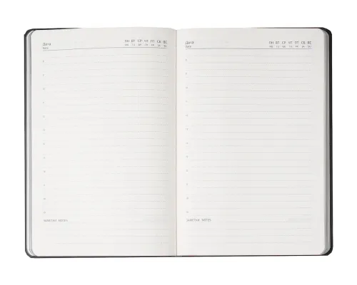 Ежедневник City Nebraska Tennessee A5, недатированный, темно-синий с золотистым срезом