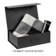 Подарочная коробка, размер 38,5*26*10,5 см, Solution Prestige Big Case  Fabrique с магнитным клапаном и ручкой , черная