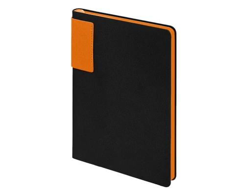 Ежедневник Flexy Star Sivilia Black Edition Color А5, черно-оранжевый, недатированный, в гибкой обложке