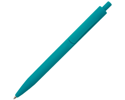 Ручка шариковая IGLA SOFT, пластиковая, софт-тач, бирюзовая 320с Ручка шариковая IGLA SOFT, пластиковая, софт-тач, бирюзовая 320с
