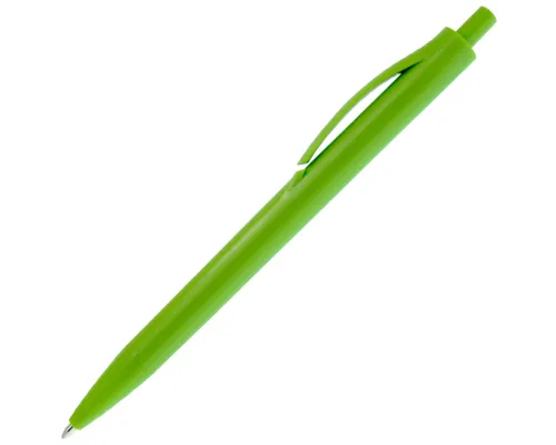 Ручка шариковая Хит, пластиковая, зеленая, pantone 369 С Ручка шариковая Хит, пластиковая, зеленая, pantone 369 С
