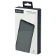 Внешний аккумулятор (powerbank) «WeCharge Velvet», 10 000 mAH, 5V -2A , c цифровым дисплеем для контроля заряда, черный