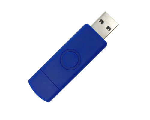 Корпус для флеш накопителя Twister Smart 16GB, пластик Софт Тач, синий Корпус для флеш накопителя Twister Smart 16GB, пластик Софт Тач, синий