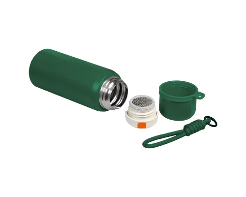 Термос вакуумный стальной La Vie с ремувкой  двухстеночный 500 мл матовый в подарочной упаковке, зеленый