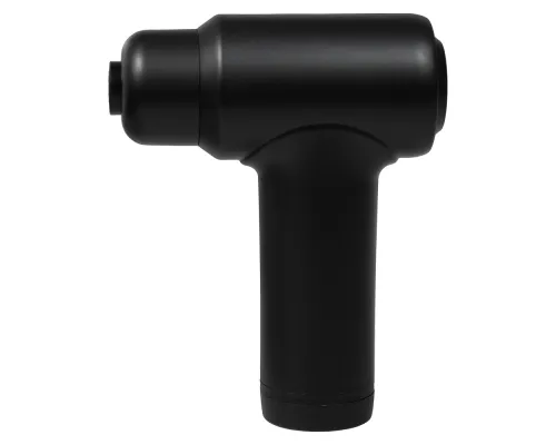 Перкуссионный массажер Relax Tone, вибрационный, для тела, со сменными насадками, черный