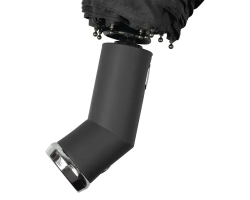 Зонт складной автоматический, Forest Lotus Flashlight, диаметр 100 см, радиус 23 дюйма, 9 панелей, в подарочной коробке,  черный