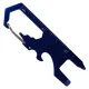Брелок-карабин/мультитул Tools Unic мультифункциональный, 8 в 1, темно-синий