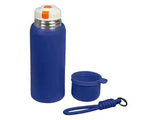 Термос вакуумный стальной La Vie с ремувкой  двухстеночный 500 мл матовый в подарочной упаковке, синий