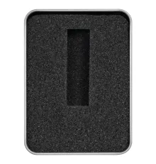 Футляр Кристалл для флеш накопителя металлический, размер 11,5*8,5 см, серебристый