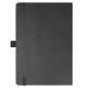 Блокнот Flexy Forest Urban Soft leather  А5, недатированный, с резинкой и петлей для ручки, в гибкой обложке, черный