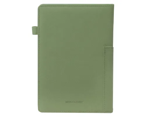 Ежедневник Smart Asti Linen А5, оливковый, недатированный, в твердой обложке с поролоном