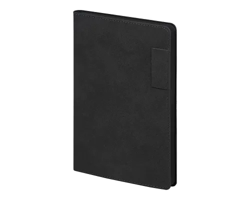 Ежедневник Flexy Tenero Suede A5, черный, недатированный, в гибкой обложке с петлей для ручки Ежедневник Flexy Tenero Suede A5, черный, недатированный, в гибкой обложке с петлей для ручки