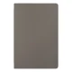 Ежедневник Flexy Velours de Soie Color А5, темно-серый с фольгированным черным срезом, недатированный, в гибкой обложке