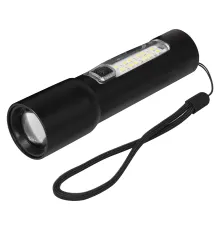 Фонарь Tools Ghent, алюминиевый, аккумуляторный, с зарядкой type-c, черный