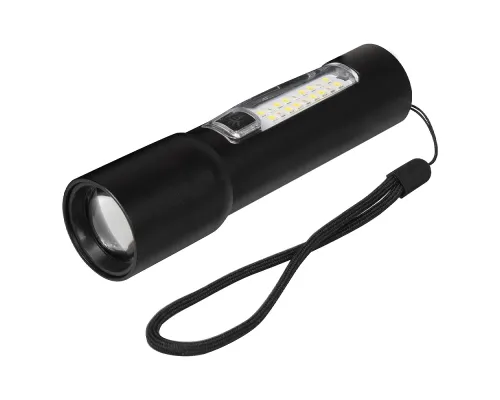 Фонарь Tools Ghent, алюминиевый, аккумуляторный, с зарядкой type-c, черный