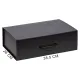 Подарочная коробка, размер 38,5*26*10,5 см, Solution Prestige Big Case  Fabrique с магнитным клапаном и ручкой , черная