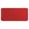 Шеврон Rectangle Latte Soft touch размер 60*30 мм, красный, со скругленными углами