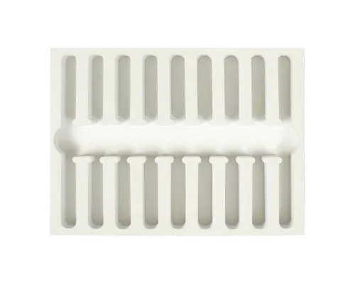 Коробка для ручек Solution белая, с кремовым ложементом, размер 20,5*16*2 см