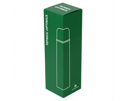 Термос вакуумный стальной Optimus  двухстеночный 500 мл, зеленый