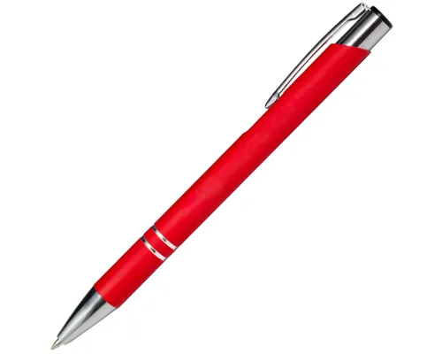 Ручка шариковая Legend Soft Touch, красная