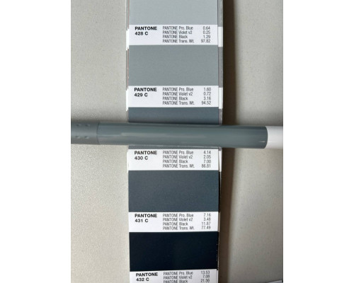 Ручка шариковая Alana Color, пластиковая, серая Ручка шариковая Alana Color, пластиковая, серая