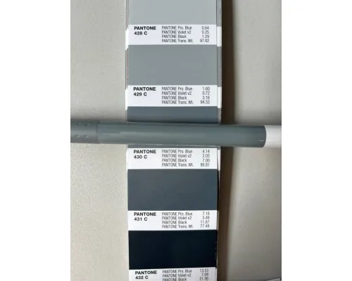 Ручка шариковая Alana Color, пластиковая, серая