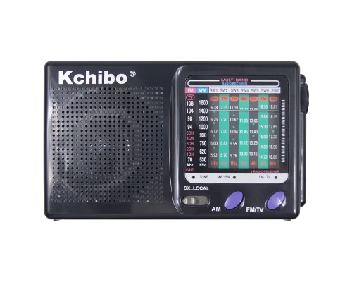 Портативное карманное радио 9 FM/MW/Sw1-7 (TV2-5CH), Heritage Old Wave, цвет черный