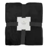 Плед мягкий флисовый Super Soft  Comfort Travel, 125*170 см, черный