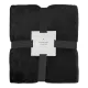 Плед мягкий флисовый Super Soft  Comfort Travel, 125*170 см, черный