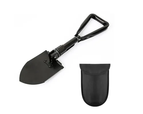Лопата складная Tools Sheffield в чехле, черная