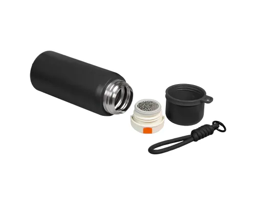 Термос вакуумный стальной La Vie с ремувкой  двухстеночный 500 мл матовый в подарочной упаковке, черный