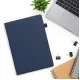 Ежедневник Smart Asti Linen А5, темно-синий, недатированный, в твердой обложке с поролоном