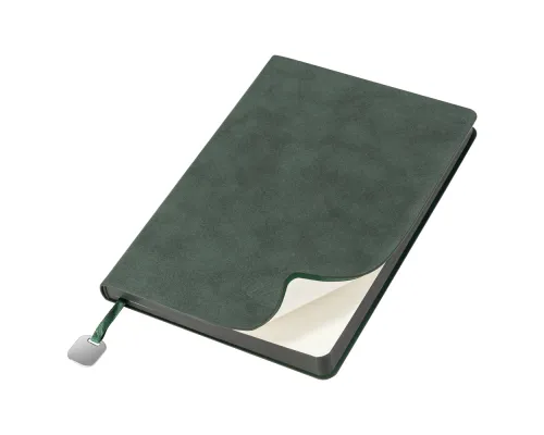 Ежедневник Flexy Nuba А5, зеленый, недатированный, в гибкой обложке