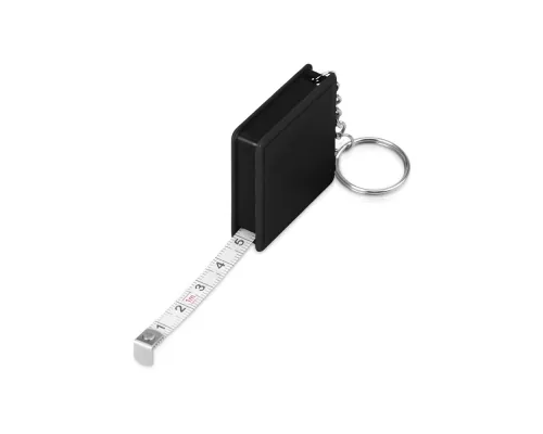 Брелок Tools рулетка Сантиметр, 1 м, черная, пластиковая