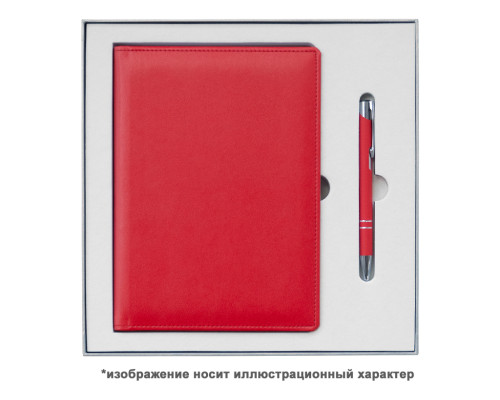 Ежедневник Flexy Happy Line А5, красный, недатированный, в гибкой обложке Ежедневник Flexy Happy Line А5, красный, недатированный, в гибкой обложке
