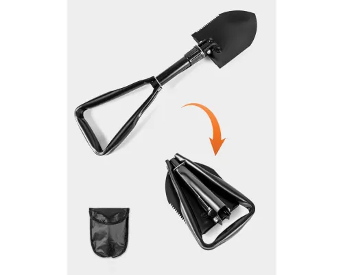 Лопата складная Tools Sheffield в чехле, черная