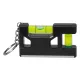 Брелок уровень Tools Pocket level, пластиковый, черный