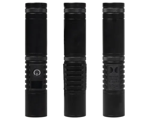 Фонарь Tools Mechelen, алюминиевый, аккумуляторный, с электронным дисплеем, с зарядкой type-c, черный