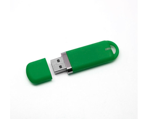 Флеш накопитель USB 2.0 Memo 32GB, пластик Софт Тач, зеленый/зеленый Флеш накопитель USB 2.0 Memo 32GB, пластик Софт Тач, зеленый/зеленый