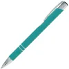 Ручка шариковая Legend Soft Touch, бирюзовая