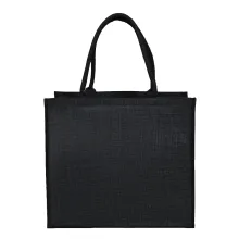 Сумка из джута Caravan Jute, размер 36*40*21 см, черный