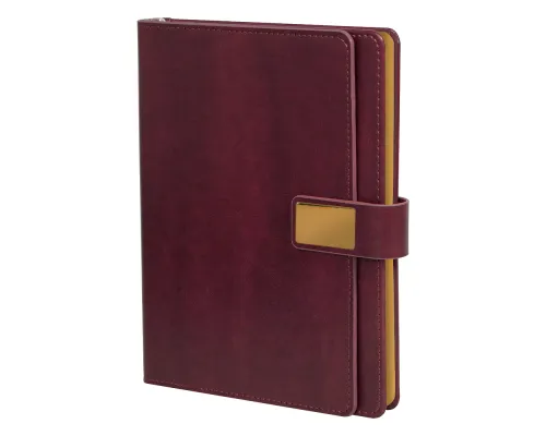 Ежедневник Alfa Brandy Business Edition B5 бордовый, в подарочной коробке