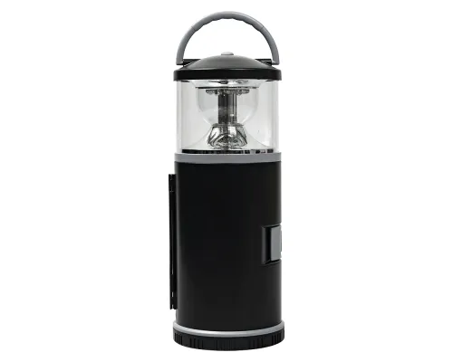 Набор инструментов Tools lantern cо встроенной лампой , 15 инструментов,  черный, в пластиковом футляре