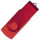 Флеш накопитель USB 2.0 Twister Assembly 16GB, пластик Софт Тач/металл, красный/красный