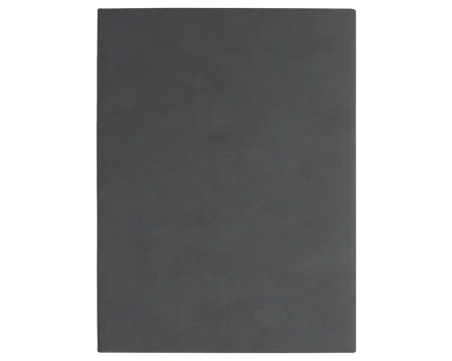 Ежедневник Alfa Bird line Nuba A5, темно-серый,  недатированный, в твердой обложке с магнитным клапаном и металлическим элементом, с тисненными линиями